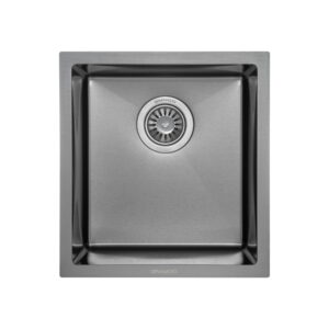 Кухонная мойка GRANADO Under Top Mini 430x400 врезная, прямоугольная, чёрная