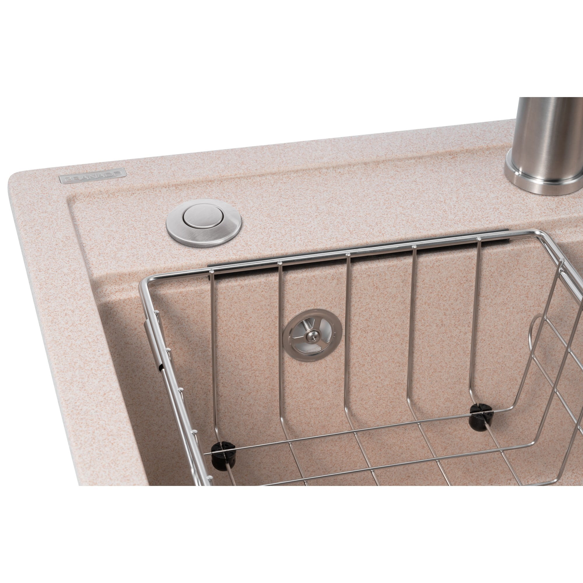 GRA-26984_6 Многофункционая мойка GRANADO Royal Artes 650x497 врезная, бежевая