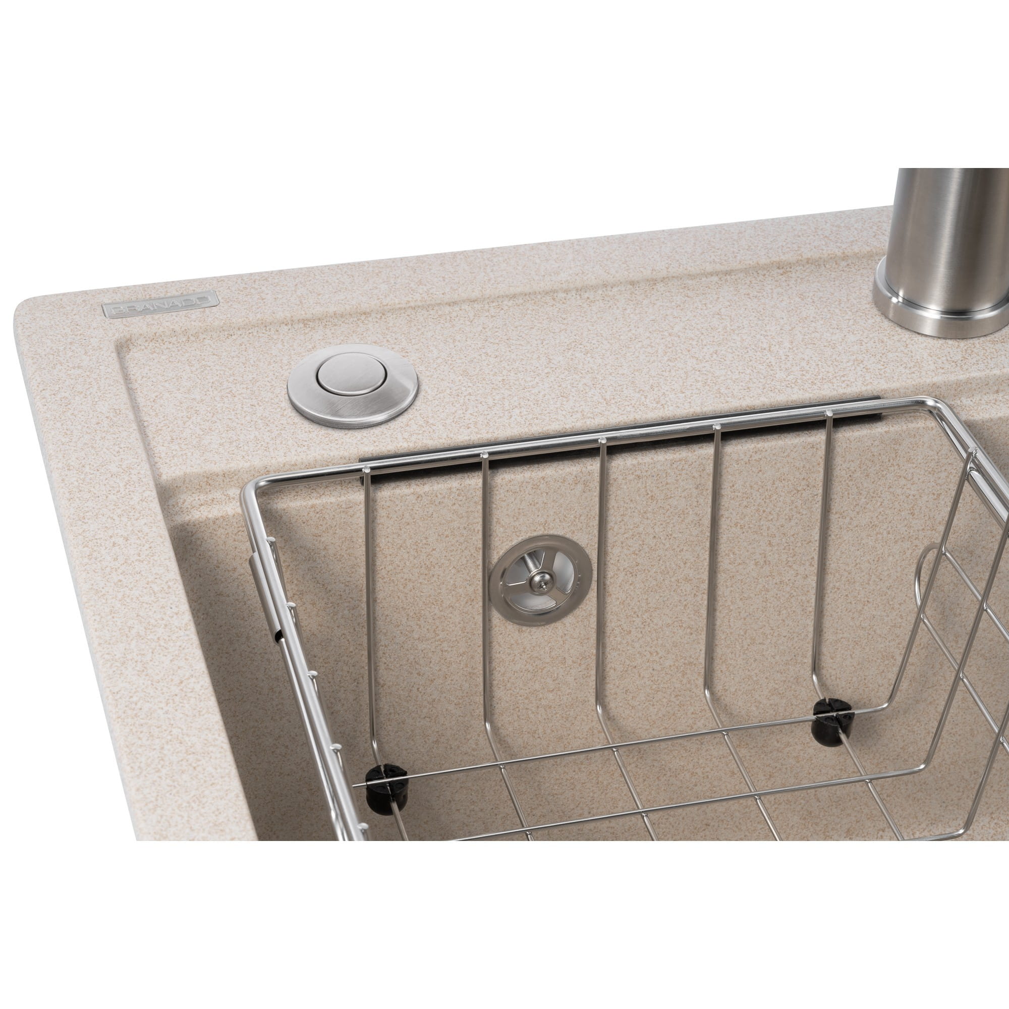 GRA-26991_6 Многофункционая мойка GRANADO Royal Artes 650x497 врезная, терра