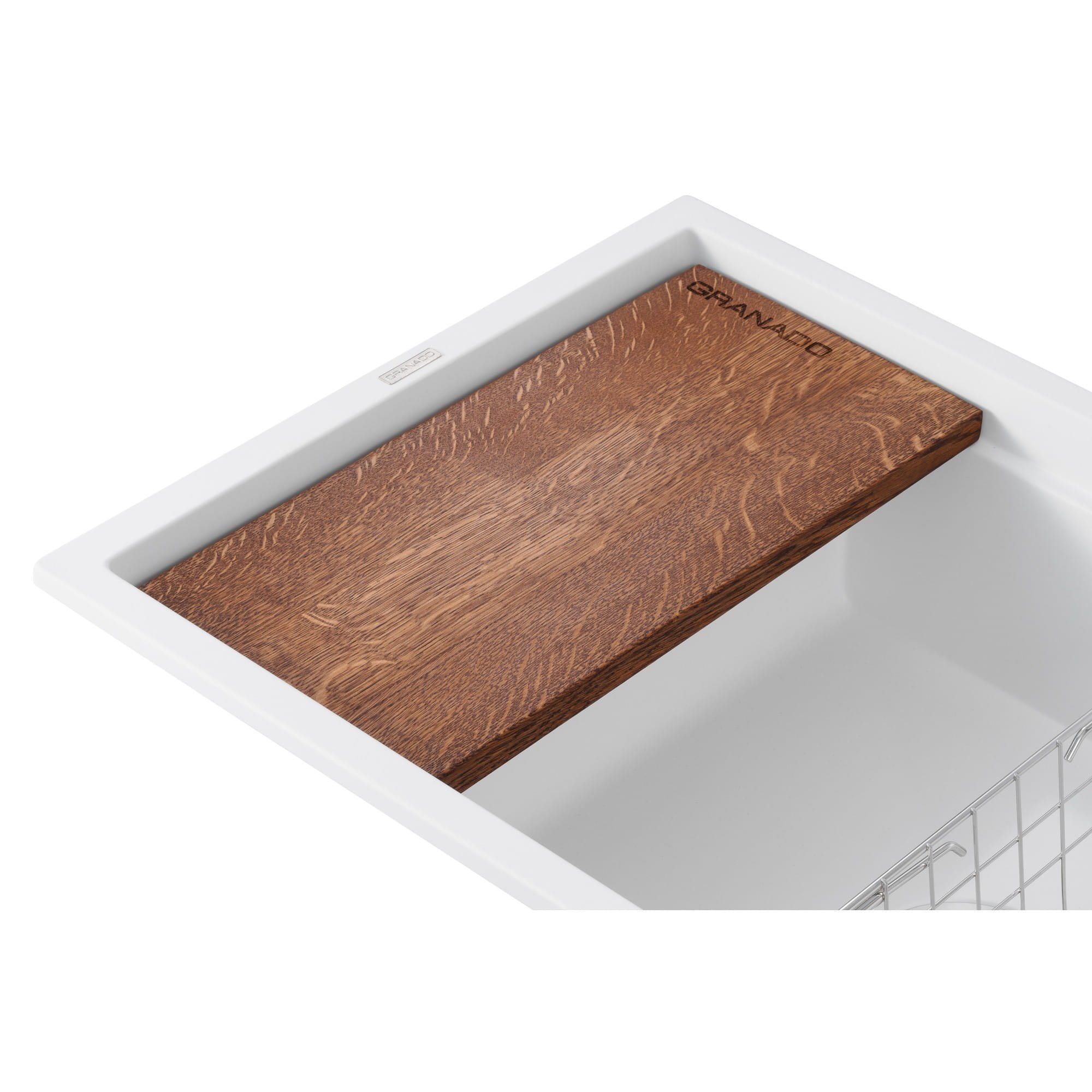 GRA-27007_3 Многофункционая мойка GRANADO Royal Estella 780x500 врезная, белая