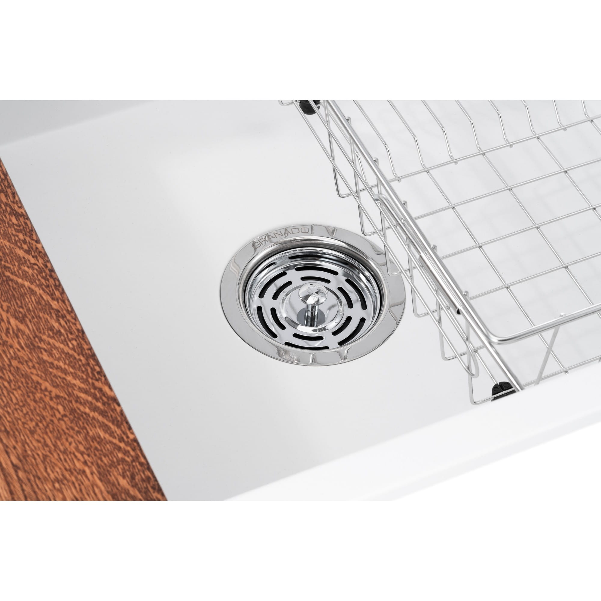 GRA-27007_4 Многофункционая мойка GRANADO Royal Estella 780x500 врезная, белая