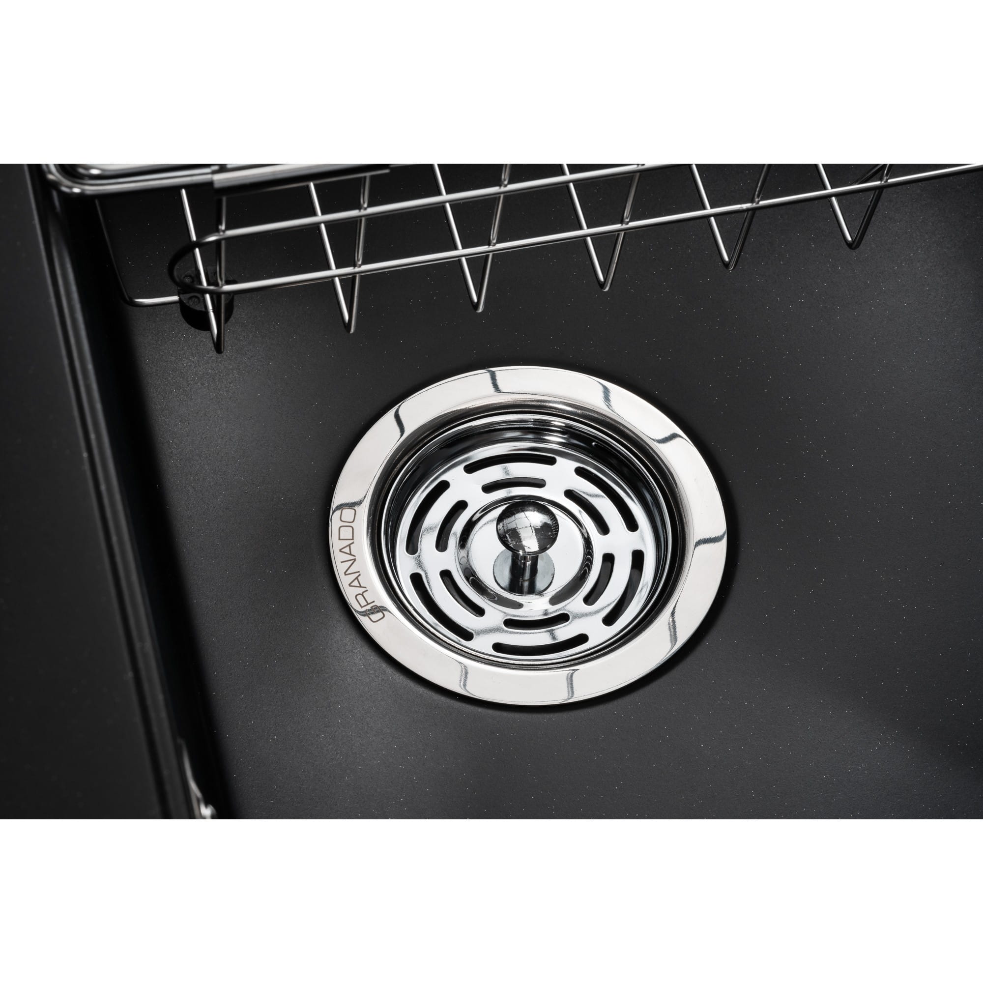 GRA-27131_6 Многофункционая мойка GRANADO Royal Lerida 560x510 врезная, чёрная