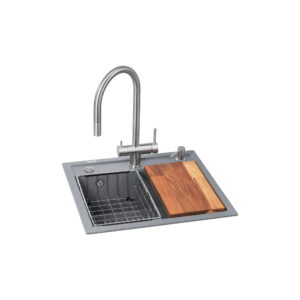 Многофункционая мойка GRANADO Royal Lerida 560x510 врезная, графитовая