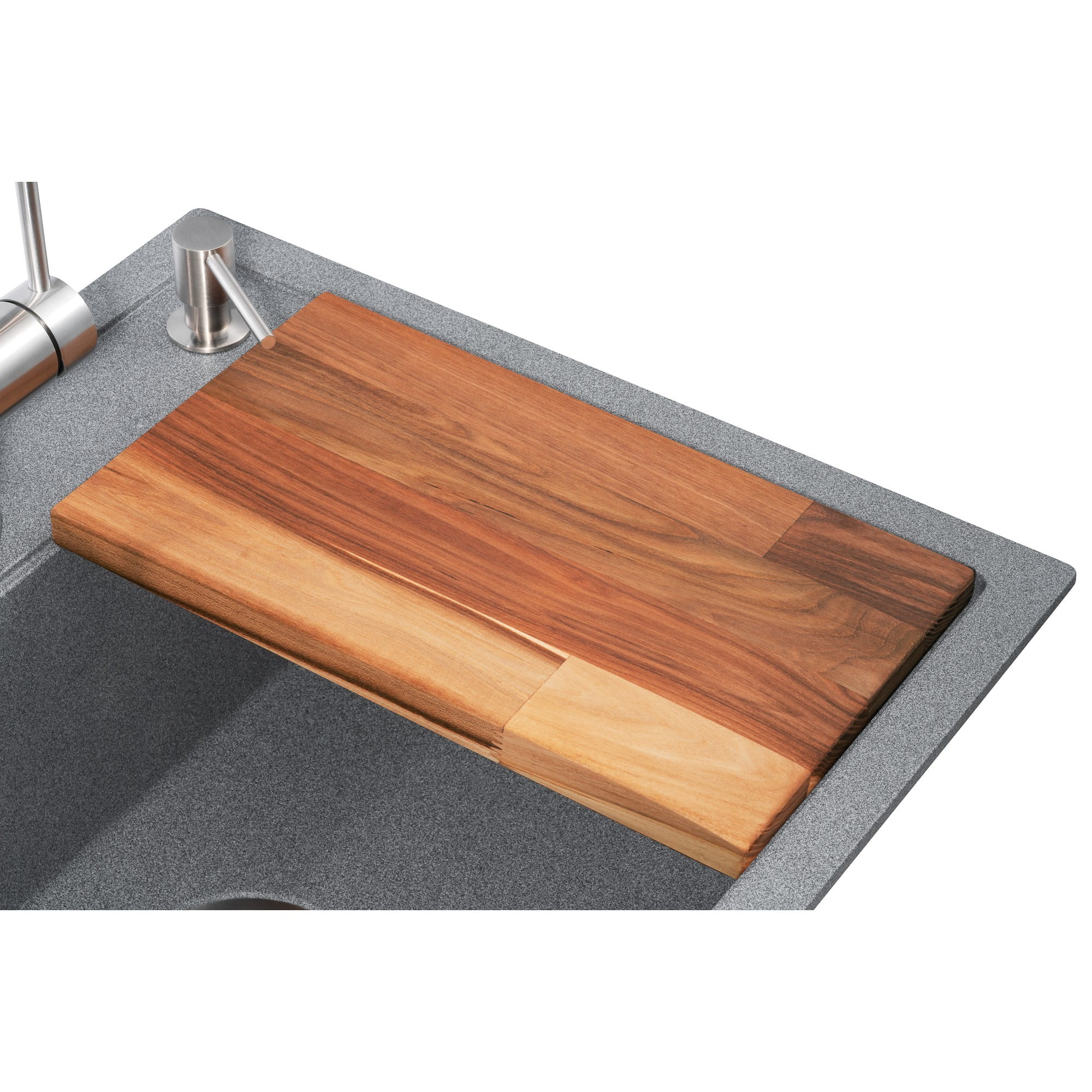 GRA-27143_3 Многофункционая мойка GRANADO Royal Lerida 560x510 врезная, графитовая