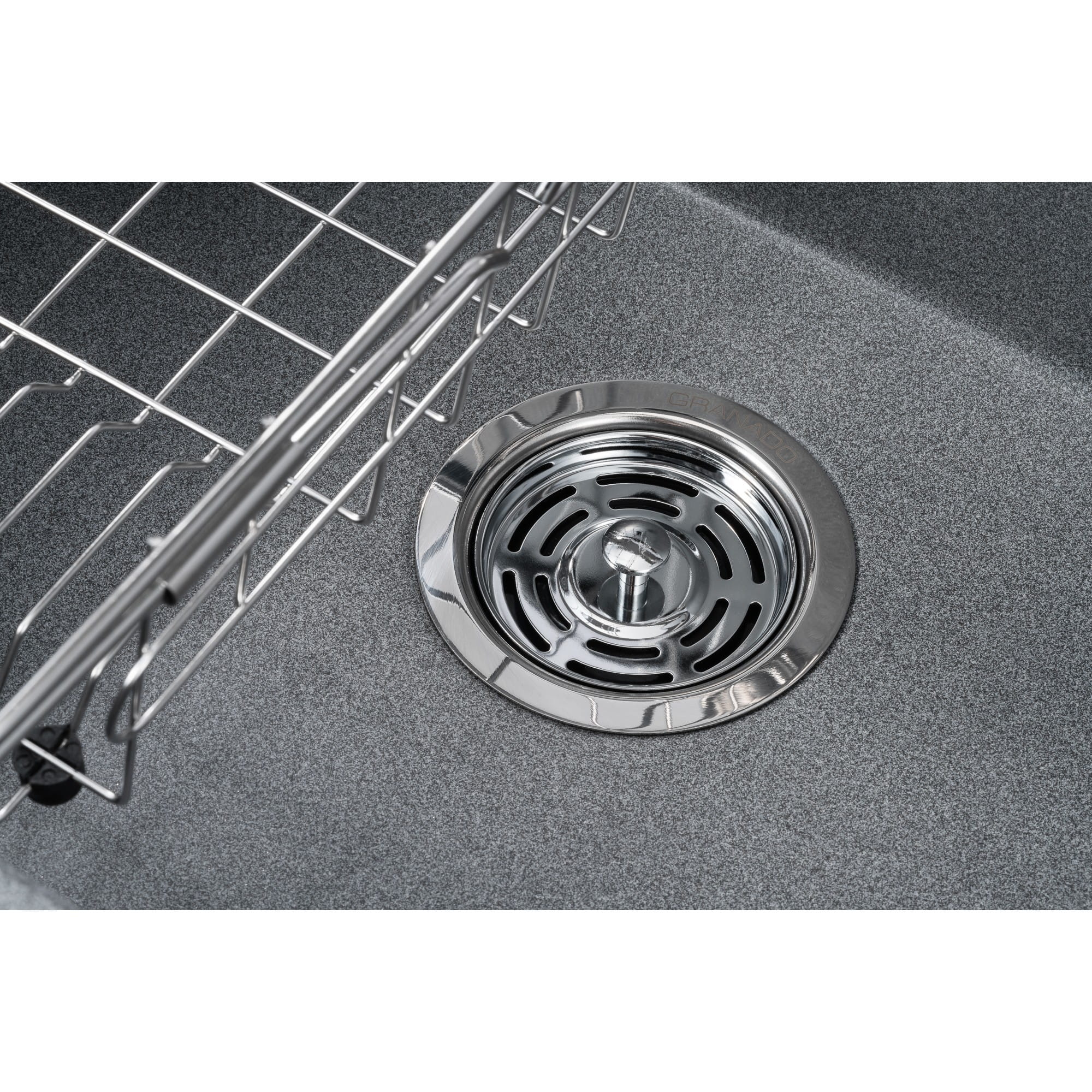 GRA-27143_5 Многофункционая мойка GRANADO Royal Lerida 560x510 врезная, графитовая