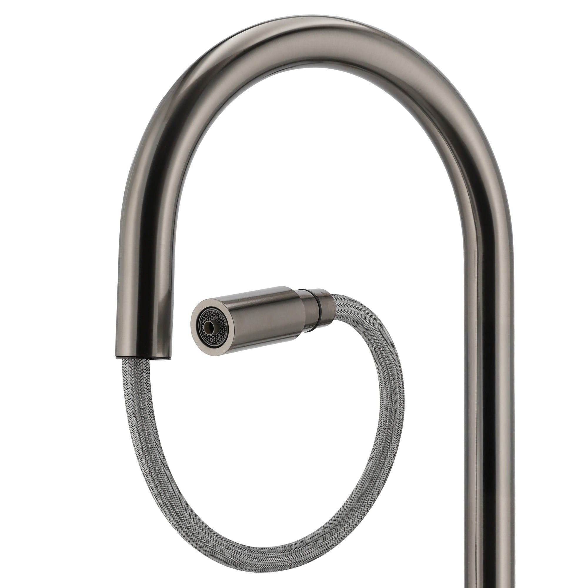 GRA-28530_3 Смеситель для кухни GRANADO Ferrol однорычажный, чёрный/хром