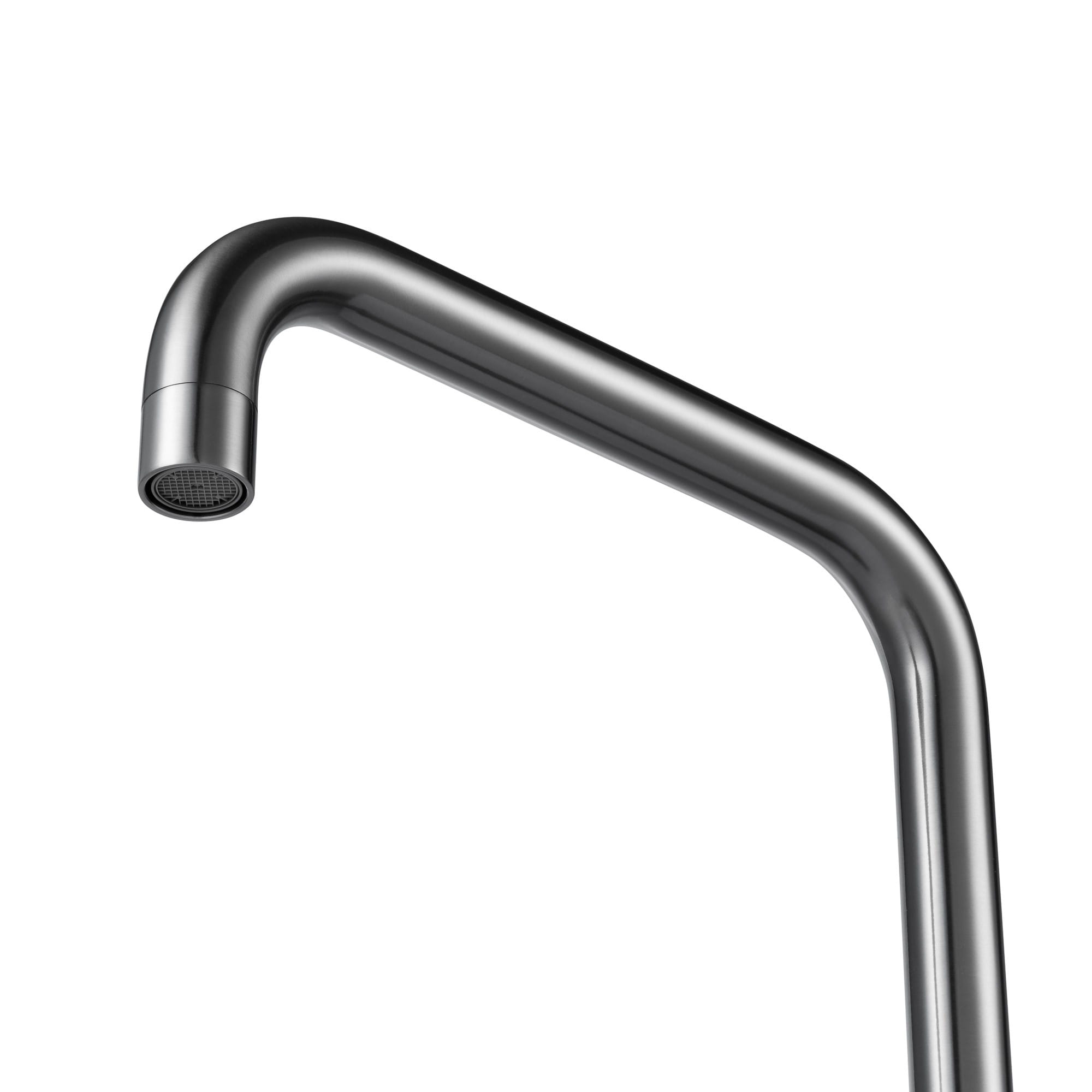 GRA-29301_3 Смеситель для кухни GRANADO Oviedo LUX однорычажный, чёрный/хром