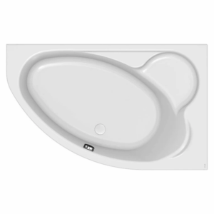 Ванна угловая Cersanit Kaliope 160x100 R акриловая, белая глянцевая (S301-293)