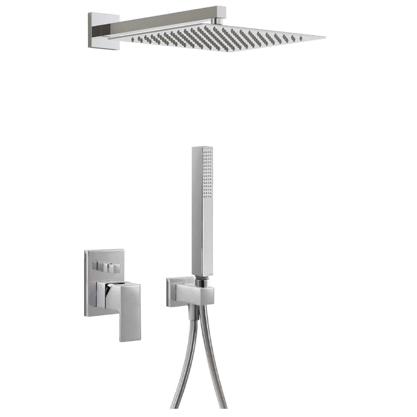 GSR-000004871 (1) Душевая система Tres Cuadro 106980 скрытого монтажа, латунь, хром