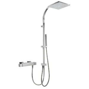 Душевая система Tres Cuadro Termostatica 00738501 с термостатом, латунь, хром
