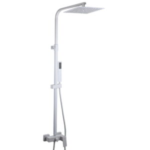 Душевая система Topaz Odiss TO 18802-H66-WW без излива, латунь, белый матовый