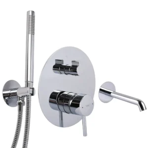 Смеситель для ванны Topaz Loft однорычажный, хром