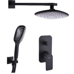 Душевая система Topaz Sardinia TSG 08205-400-BL скрытого монтажа, латунь, черный матовый