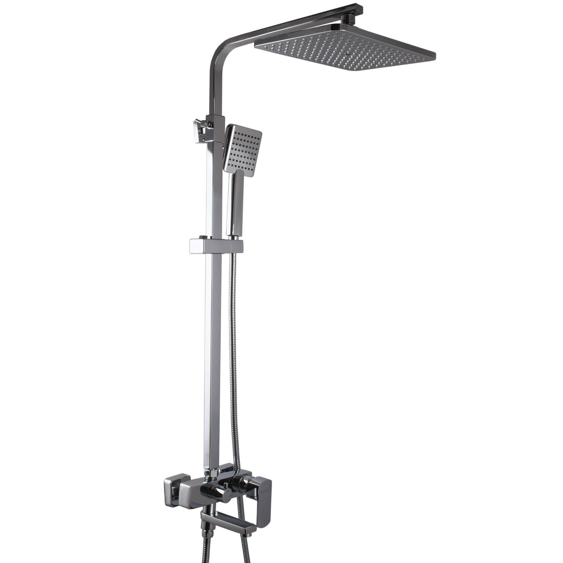 GSR-000031786 Душевая система Glubus Lux Alfa GLAL-1007 с тропическим душем, латунь, хром