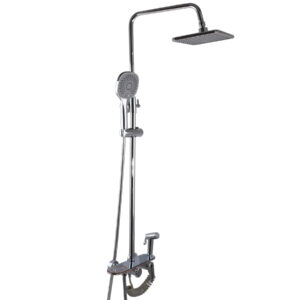 Душевая система Globus Lux Betta GLBE-2002 с тропическим душем, латунь, хром