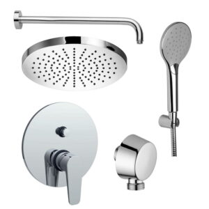 Душевая система Paffoni скрытого монтажа, латунь, хром (KITOG015CR-118)