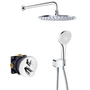 Душевая система Kludi Zenta SL 5 в 1 с термостатом, металл, хром (388320545)