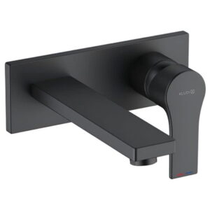 Смеситель для умывальника Kludi Zenta SL скрытого монтажа, черный матовый