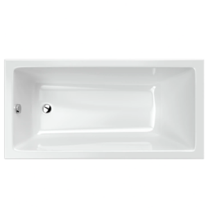 Ванна пристенная Radaway Mirella 160x80 акриловая, белая глянцевая (WA1-48-160x080S)