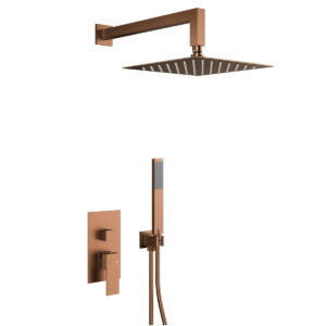 Душевая система KFA Armatura Logon без излива, латунь, золотой (5139-501-34)