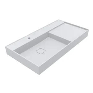 Умывальник подвесной Miraggio Soul 1000x525 прямоугольный, белый