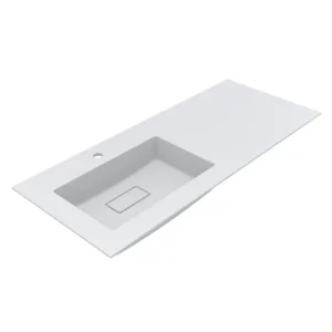 Умивальник врезной Miraggio Erica 1200x500 прямоугольный, белый