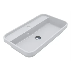 Умывальник врезной Miraggio Ocean 700x400 прямоугольный, белый
