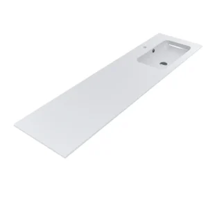 Умивальник врезной Miraggio Della R 1900x500 прямоугольный, белый
