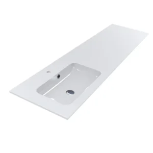 Умивальник врезной Miraggio Della L 661x346 прямоугольный, белый