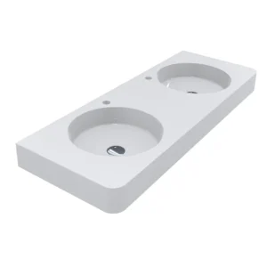 Умывальник подвесной Miraggio Loop 2 1197x448 прямоугольный, белый матовый