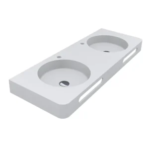 Умывальник подвесной Miraggio Loop 2 1197x448 прямоугольный, белый матовый