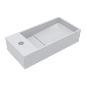 Умывальник накладной Miraggio Toni 450x220 прямоугольный, белый