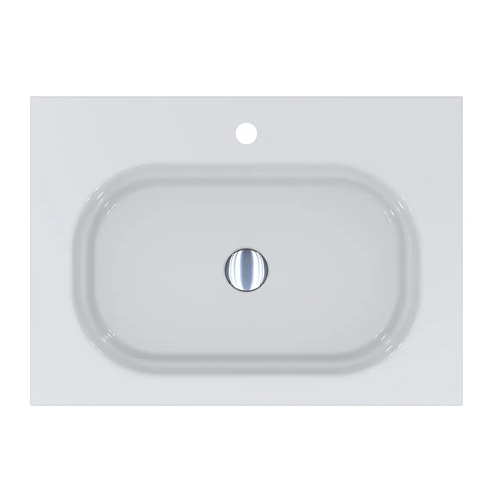 MG-8815042_2 Умивальник врезной Miraggio Lake 700x500 прямоугольный, белый