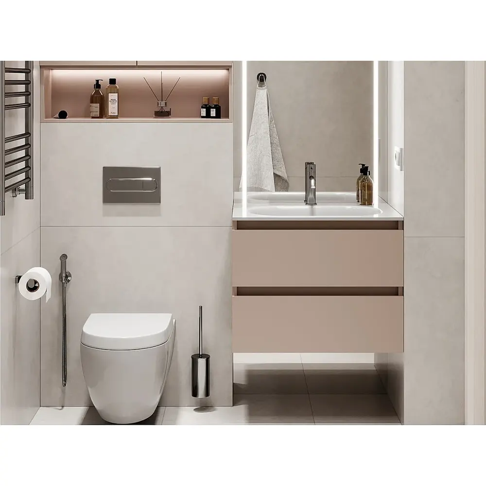 MG-8815042_7 Умивальник врезной Miraggio Lake 700x500 прямоугольный, белый