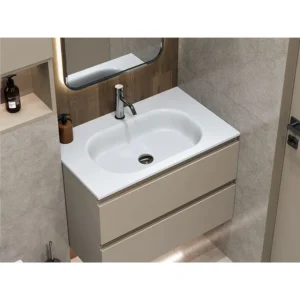 Умывальник врезной Miraggio Lake 800x500 прямоугольный, белый