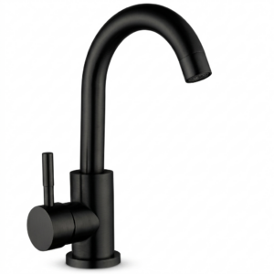 Смеситель для раковины Mixxus SUS-011-B однорычажный, черный матовый (MI6045)