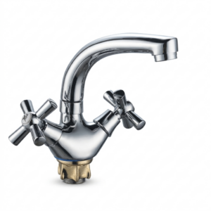 Смеситель для раковины Mixxus Toledo 274 двухвентильный, хром (MI6319)