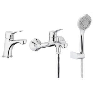 Набор смесителей KFA Armatura Morris 2в1, латунь, хром (5241-003-00)