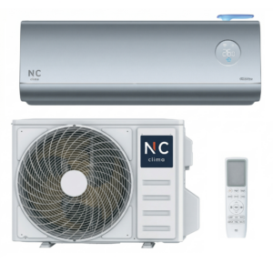 Кондиционер NC clima Nottingham NCI12EHNIw0eu/NCO12EHNIw0eu 35м2 (-25°С) R32 инверторный, серый + пульт ДУ (Wi-Fi Ready)