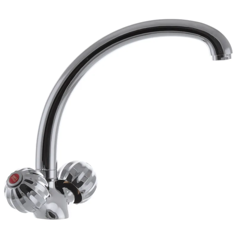 OL-CH0223 Смеситель для кухни Champion YUB 011-279 двухвентильный, хром