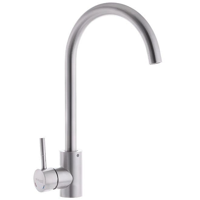 OL-CH0280 Смеситель для кухни Champion SUS-011 однорычажный, сталь