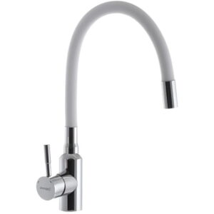 Смеситель для кухни Champion SUS-011 однорычажный, хром/белый