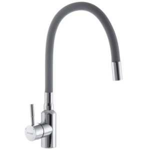 Смеситель для кухни Champion SUS-011 однорычажный, хром/серый