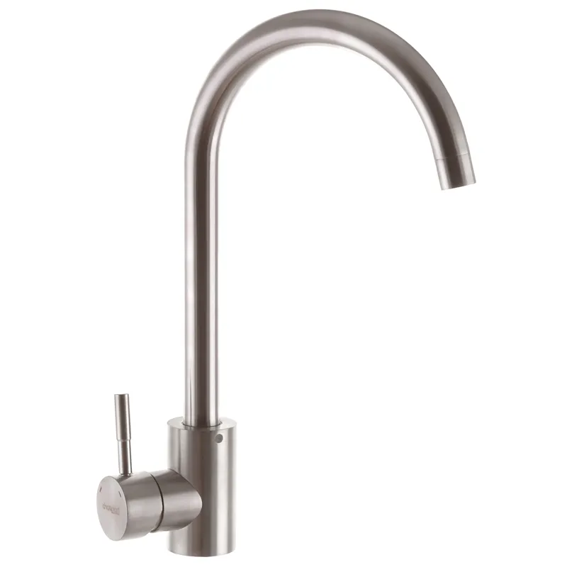OL-CH0295 Смеситель для кухни Champion SUS-011 однорычажный, сталь
