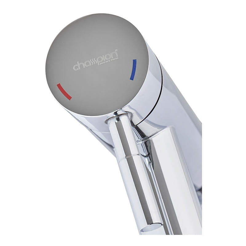 OL-CH6202_2 Смеситель для умывальника Champion Sus 001-A однорычажный, хромированный