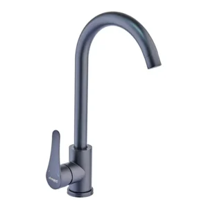 Смеситель для кухни Champion EZA-011 нерж. сталь, чёрный