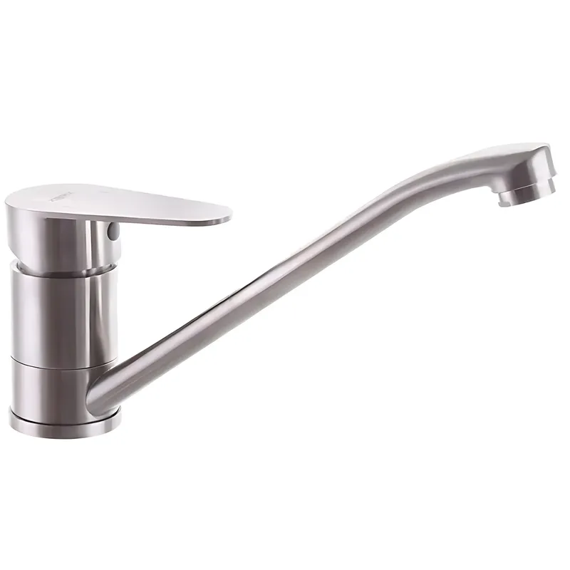 OL-CH6565 Смеситель для кухни Champion ASA-004-25cm однорычажный, сталь