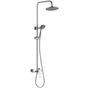 Душевая системи Cron Hansberg 003-J с регулировкой высоты, силумин, хром