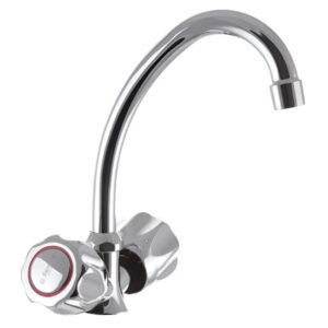 Смеситель для кухни G-Ferro 271 двухвентильный, хром