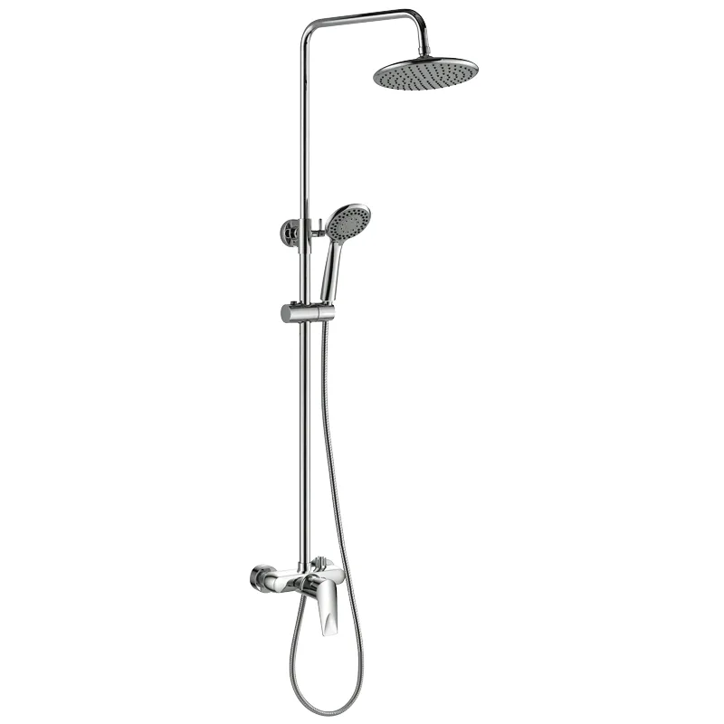 OL-HB0777 Душевая система Haiba Sirius 003-J с регулировкой высоты, латунь, хром